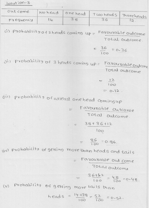 RD Sharma Class 9 Solutions Chapter 25 Probability 2