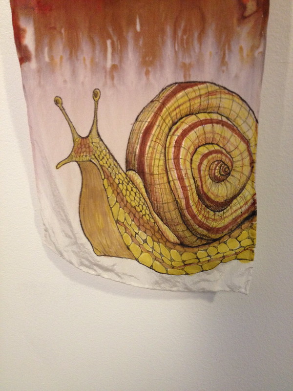Snail and cabbage scarf