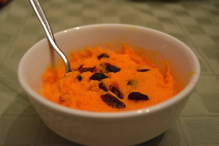 Whipped Carrots with Cranberries