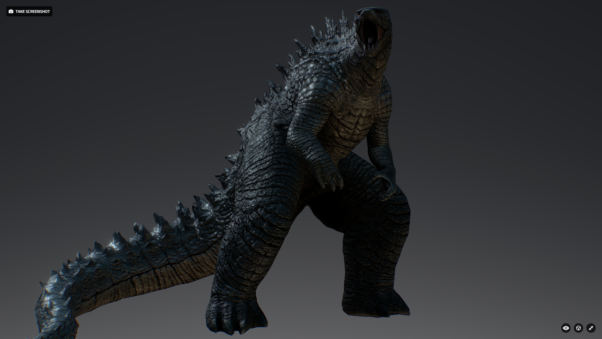 [3D] Legendary Gojiila fan art work 完成篇 - swalom1202的創作 - 巴哈姆特