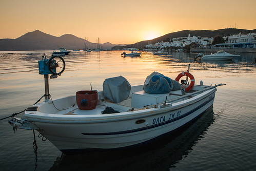 travel sunset sea photography boot boat meer fotografie sonnenuntergang urlaub greece reise milos