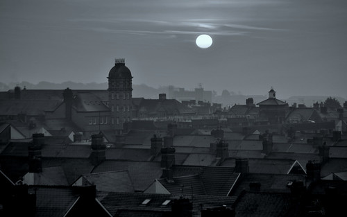 street uk morning blue houses roof winter light shadow urban bw sun moon mist inspiration cold art wales architecture night composition contrast sunrise dark landscape dawn town nikon experimental day mood silent creative cardiff surreal atmosphere eerie spooky moonrise barry ethereal mysterious concept moment capture tones chimneys valeofglamorgan workingclass ambiance barrydocks d5100