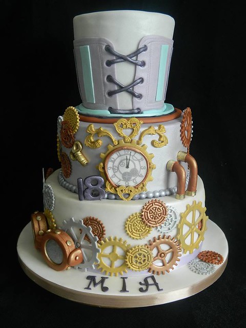 Steampunk Cake by Lynda's Celebration Cakes