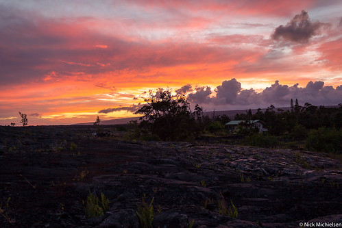 sunset hawaii unitedstates pāhoa
