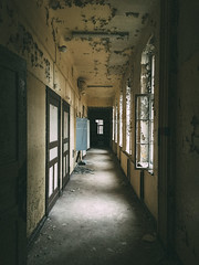 dark hallways