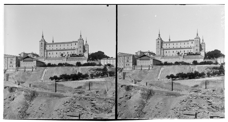 Alcázar hacia 1900. Fotografía de Alois Beer © Österreichische Nationalbibliothek