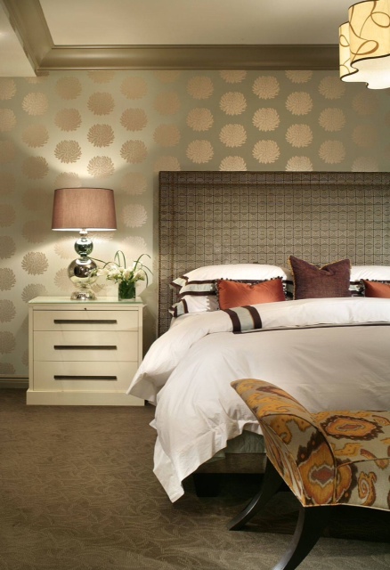 Metallic Wallpaper | Home Decor | #LivingAfterMidnite