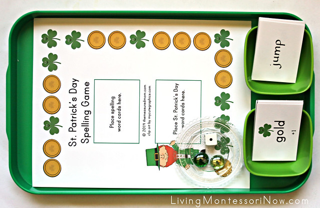St Patrick's Day Spelling Game