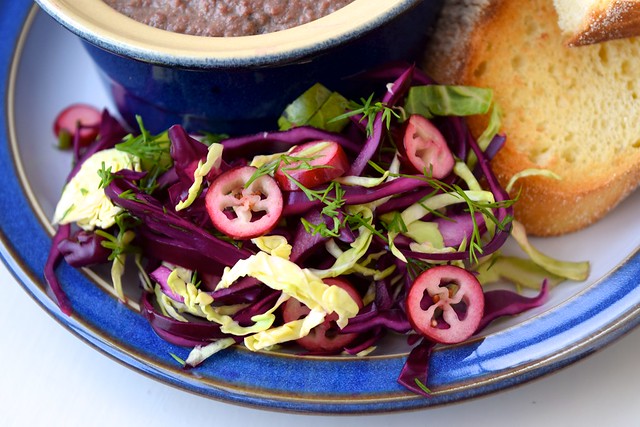 Cranberry & Red Cabbage Slaw
