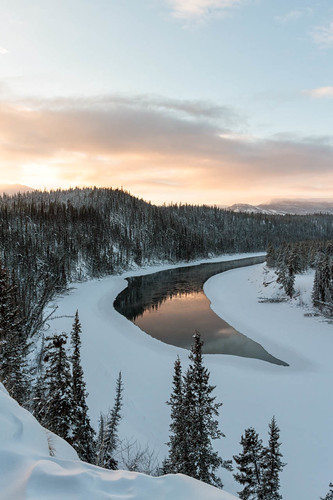 winter cloud snow canada cold ice nature beauty clouds landscape outside natural cloudy north yukon naturalbeauty northern genre yukonriver intothesun frozenriver redskyatnight waterreflections borealforest northof60 southernyukon deepcold yukonrivervalley canon7d snowreflections