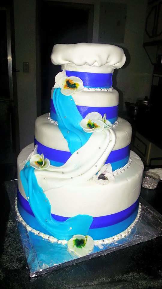 The Chefs Wedding Cake by Tricia May Viguilla of Sweettooth by legacy