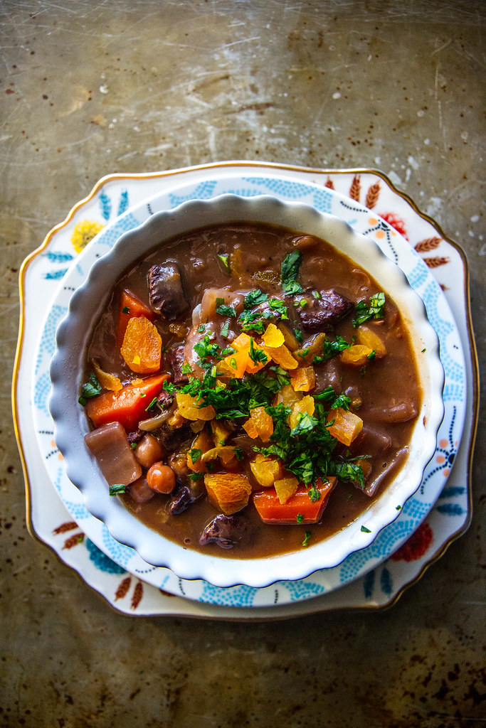 Lamb, Chickpea and Apricot Stew