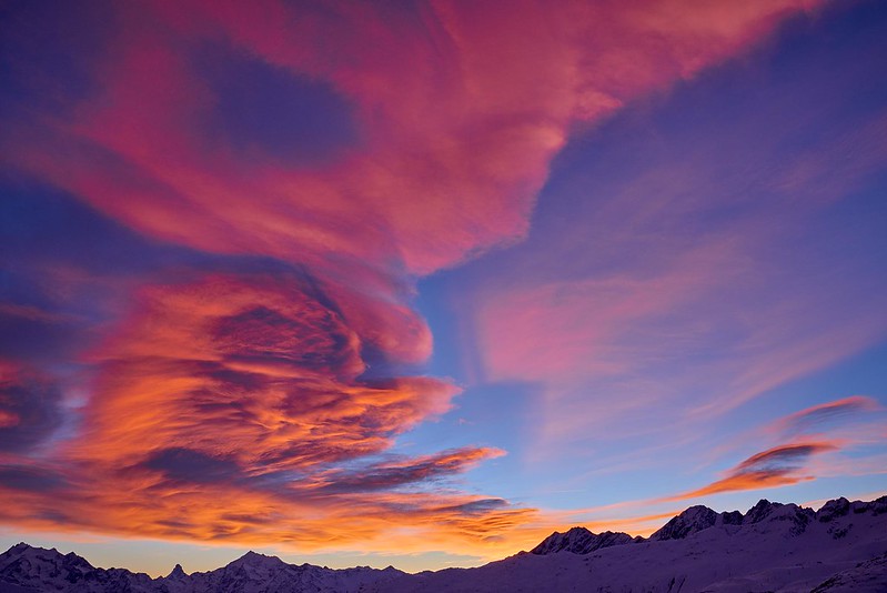 Colorful Sunset - Riederalp