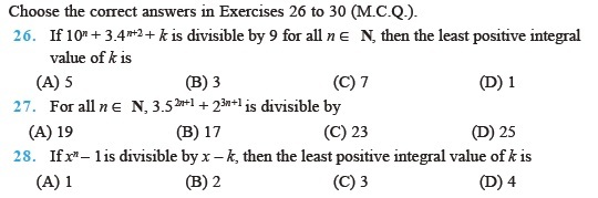 Principle of Mathematical Induction