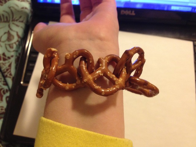 pretzel bracelet