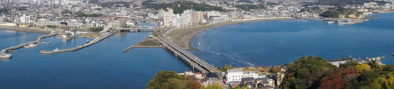 江ノ島 - Enoshima swing panorama