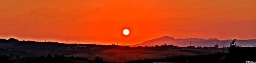 sunset italy panorama orange landscape evening nikon heaven tramonto campagna sicily tramonti sicilia sud agrigento arancione panorami favara 2013 d3100