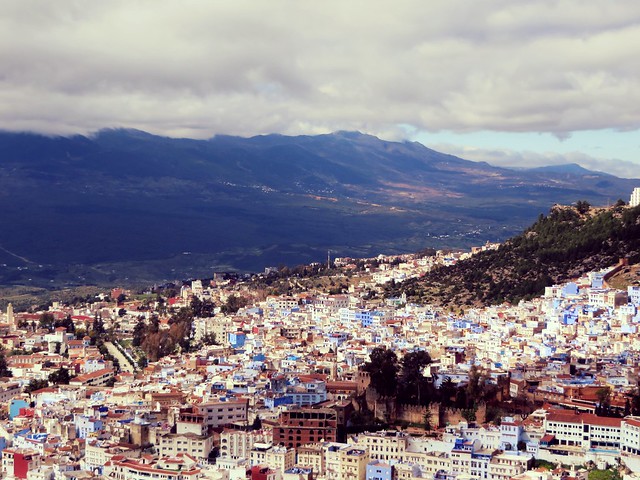 view over Chefchaouen, Morocco