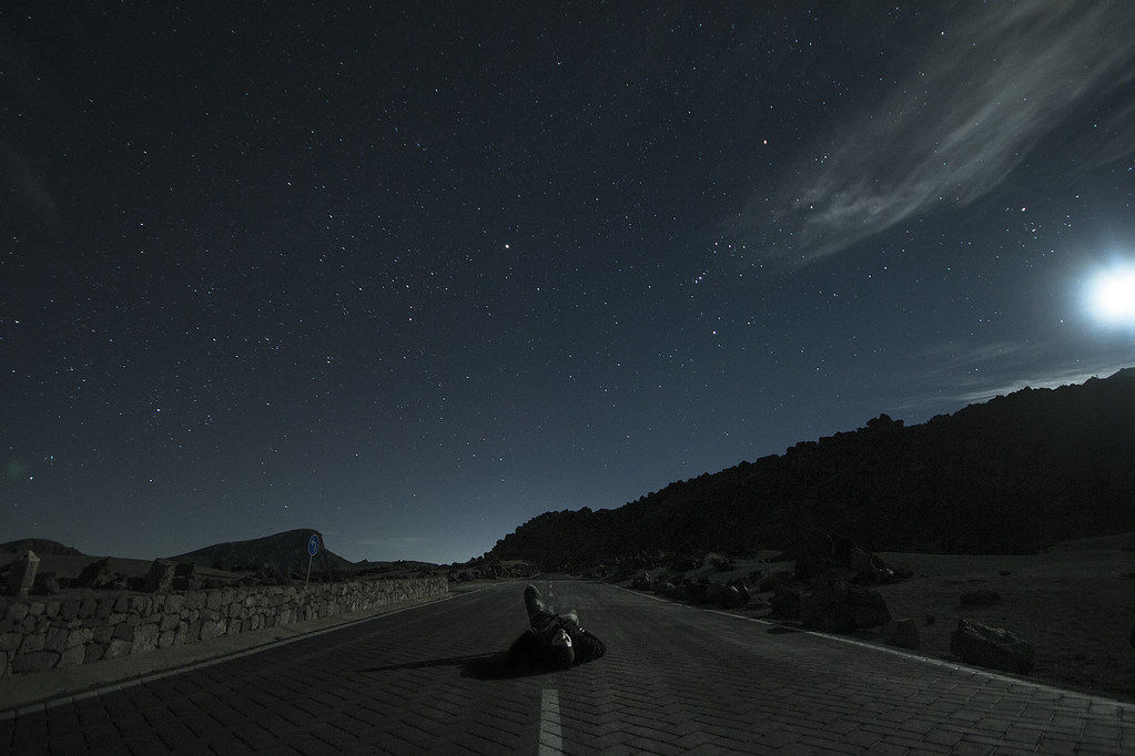 observación de estrellas en El Teide