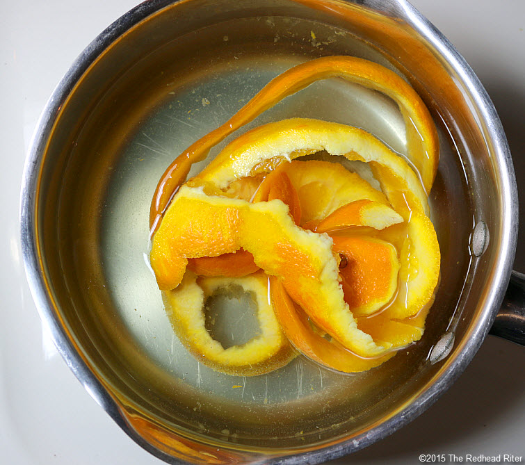 Fragrant Homemade Orange Potpourri Simmering On The Stove Top 1