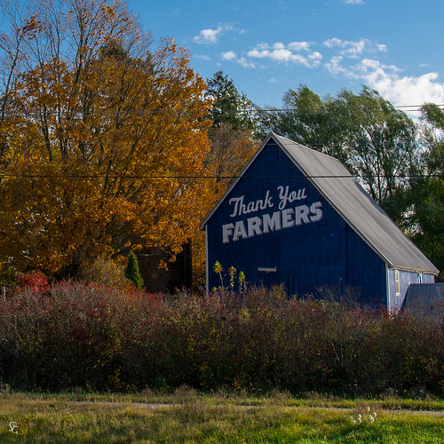 wisconsin agriculture ag barn message fall autumn square color