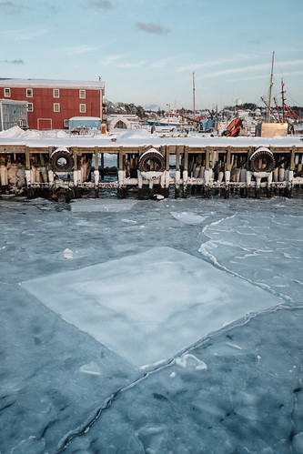 winter snow canada ice square frozen novascotia harbour ns lunenburg