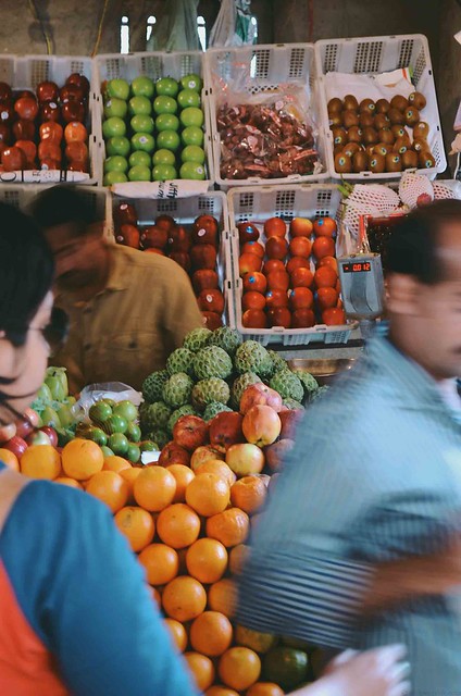 Mumbai Fruit Market | A Brown Table