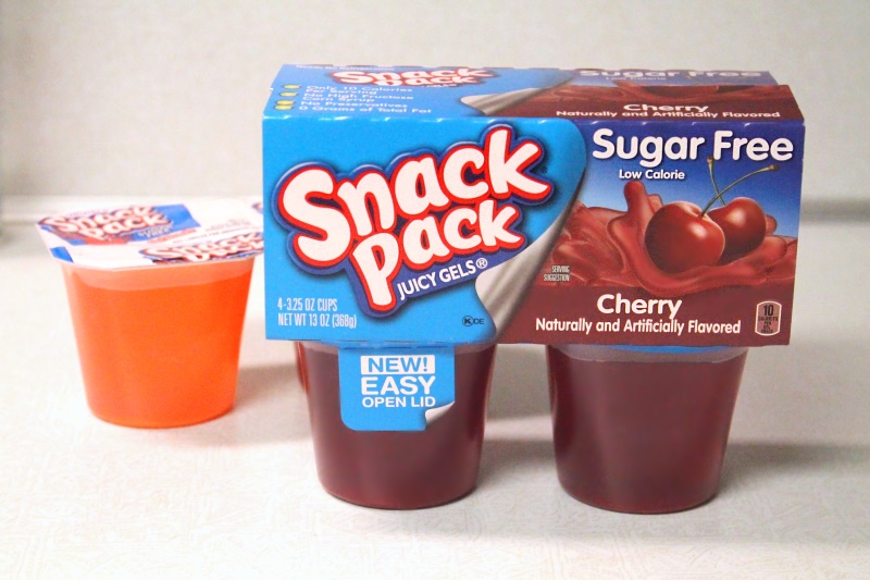 Sugar-free Jell-o cups - 10 calories