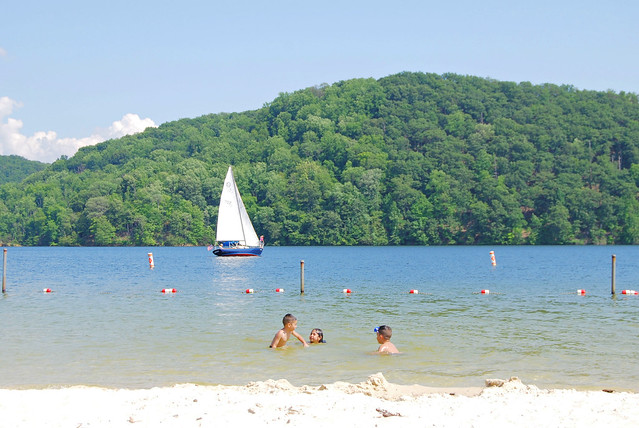 Beat the heat and rent a sail boat or other craft at Claytor Lake State Park
