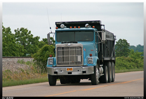 international 9300 truck lorry camion laster lastwagen lastkraftwagen lkw usa dump kipper kipplaster highway street strase eagle