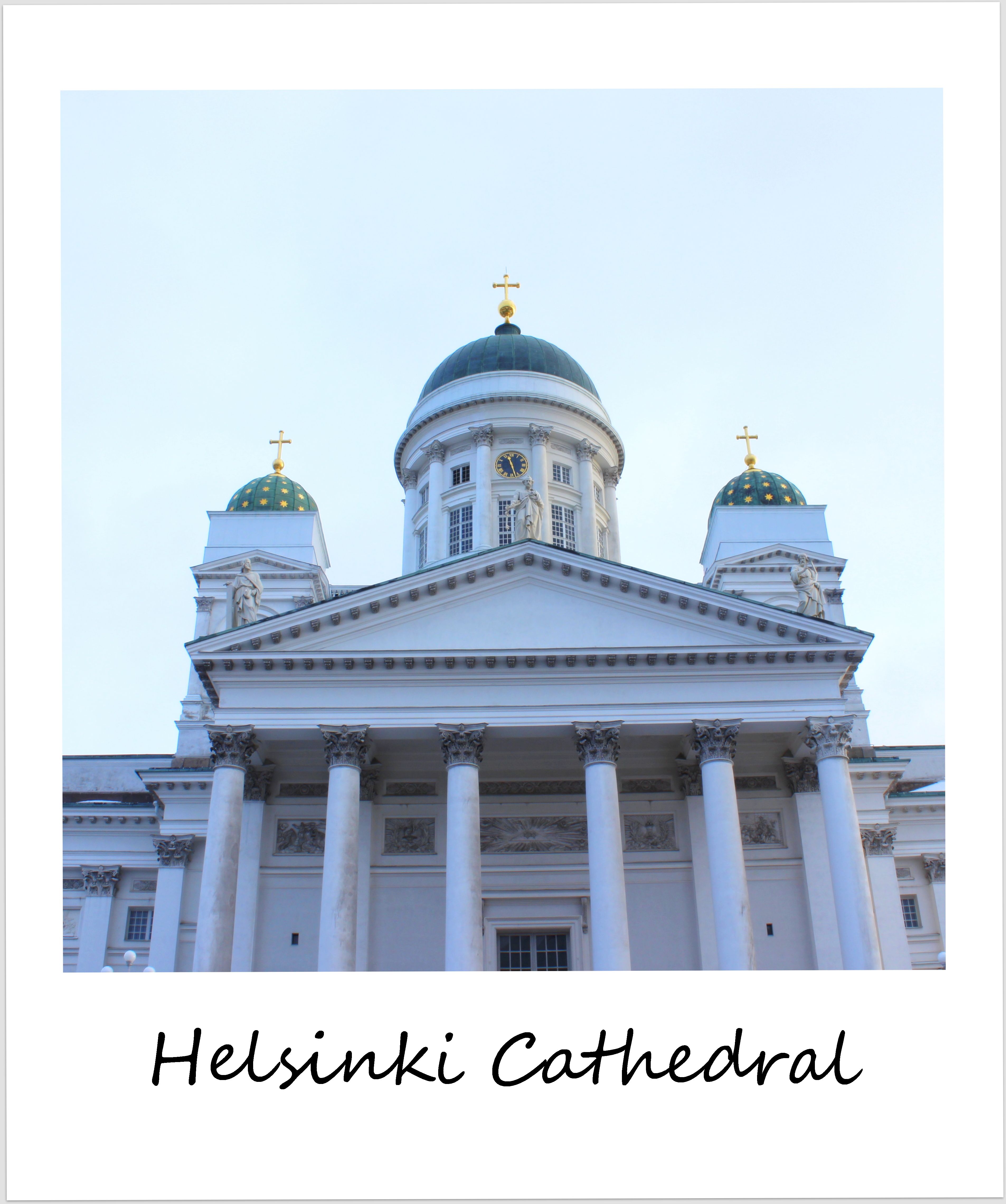 polaroid of the week finland helsinki cathedral