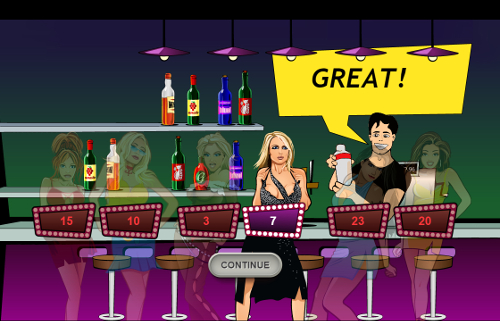 free A Night Out Mobile bonus game stage 1