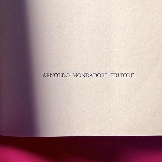 Stefano D'Arrigo, Horcynus Orca. Mondadori 1975. Resposabilità grafica non indicata. Frontespizio (part.), 2