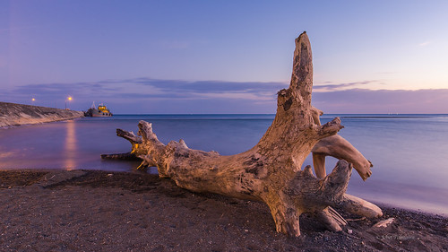 longexposure sunset seascape pier twilight log ship philippines driftwood shores iloilo guimbalport