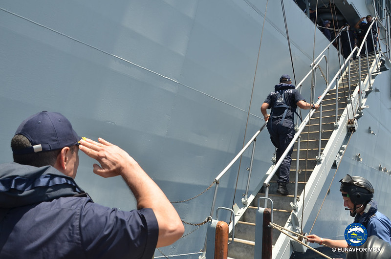 FCDR visits HMS Enterprise – EUNAVFOR MED