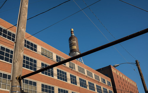 Early morning light at the Brown-Forman distillery in Louisville, Kentucky. I always seem to be drawn to oversize versions of everyday items. 1/640 @ f5.6, ISO 200.