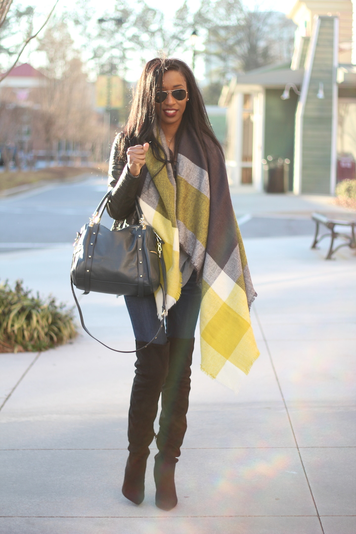 Happy New Year and Plaid Scarf – STYLE NINA