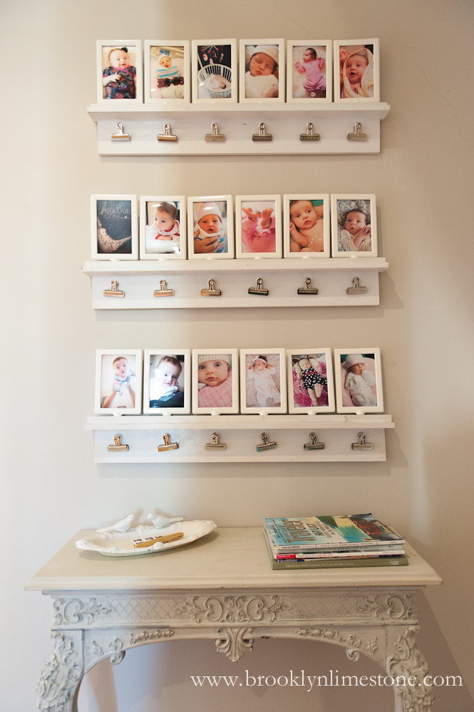 DIY Photo Gallery Shelves | Brooklyn Limestone