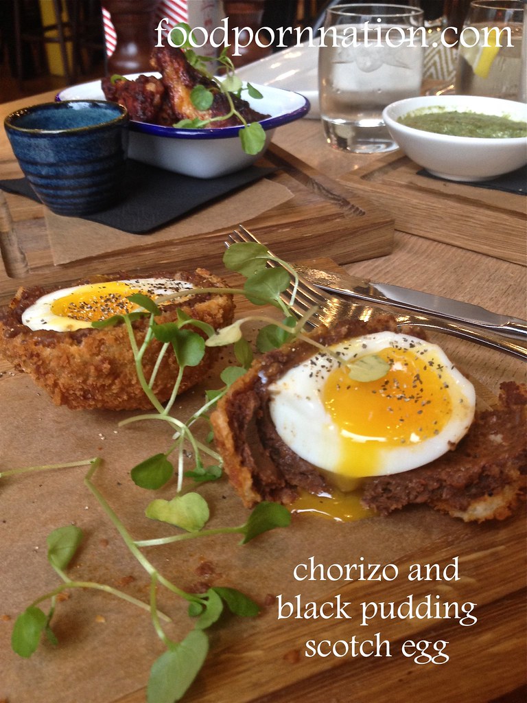 The Porchester - Chorizo and black pudding scotch egg