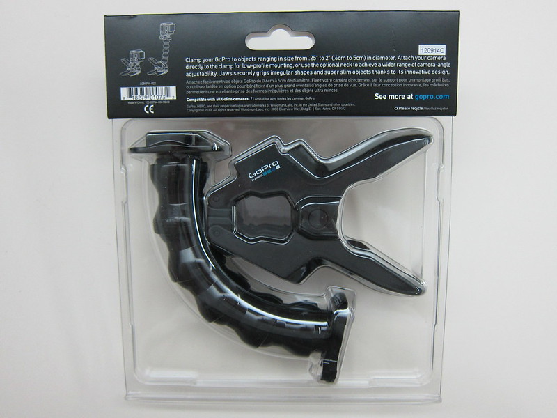 GoPro Jaws (Flex Clamp) - Packaging Back