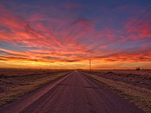 sunset detail clouds vanishingpoint skies texas tx clarity sunsets olympus roads omd topaz adjust em10 denoise