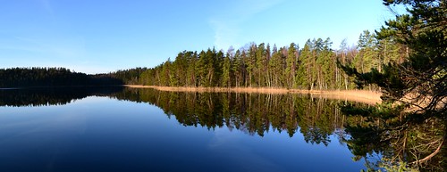 november autumn panorama lake reflection forest espoo finland geotagged nationalpark u fin stitched nuuksio uusimaa nyland 2011 esbo kattilajärvi 201111 20111120 lakesofnuuksio geo:lat=6030350800 geo:lon=2462175200