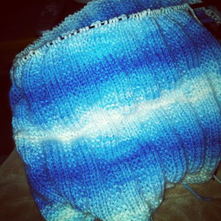 Semi-mindless #knitting #knitstagram #babyknits #KnittingTherapy #instaknit #getyourkniton