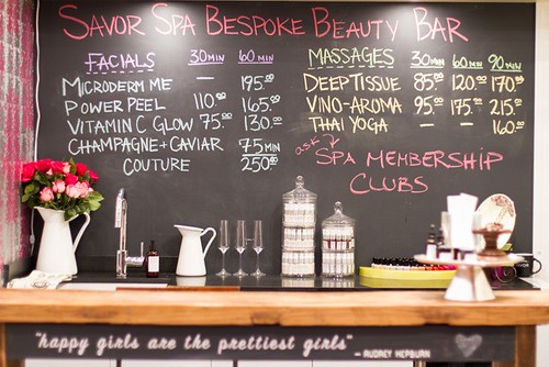 Savor Spa Bespoke Beauty Bar