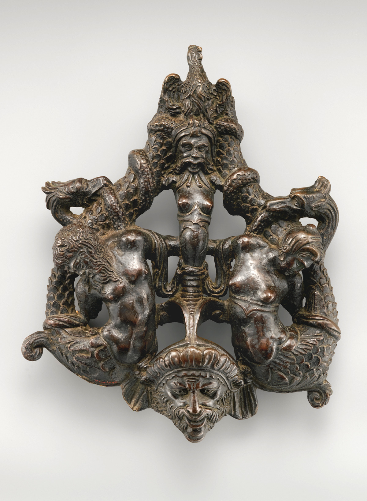 16th century door knocer. Venice. Bronze. metmuseum