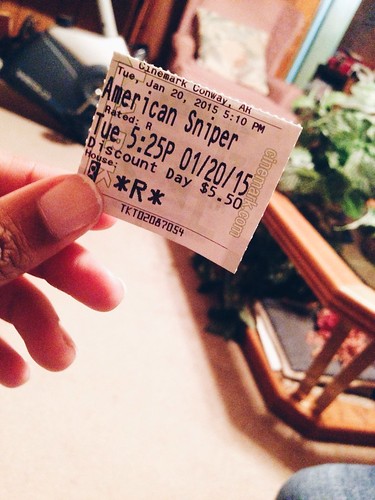movies day20 ticketstub aphotoaday project365 americansniper