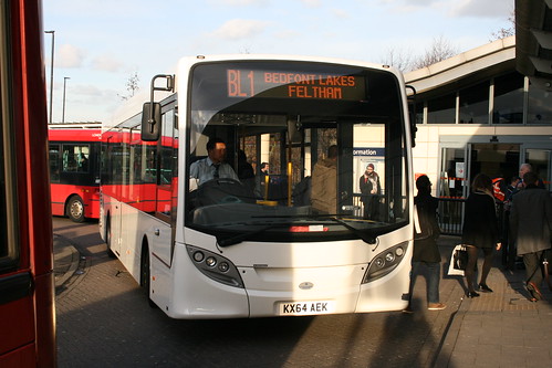 Courtney Buses KX64 AEK on Route BL1, Feltham Station
