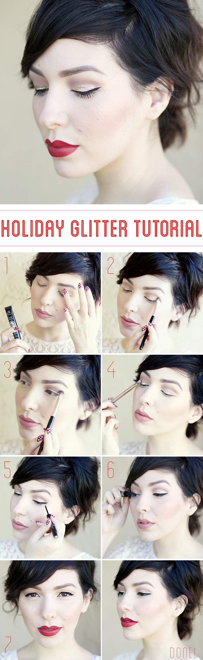 Holiday Glitter Makeup Tutorial