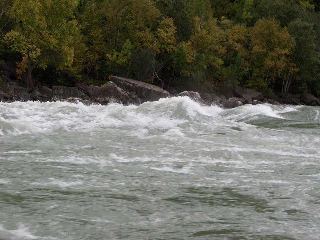View of Rapids from Whirlpoll Jet Boat tour