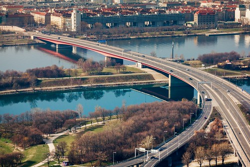vienna wien bridge canon landscape spring cityscape autobahn aerial danube donau 2014 60d városképek lowlevelaerial